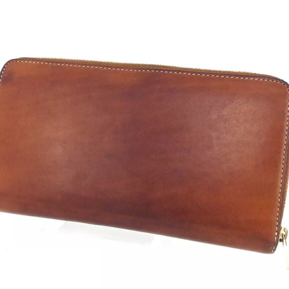 CELINE wallet logo leather used Authentic - Picture 2 of 9